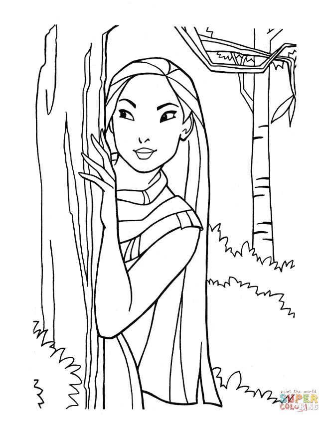 Pocahontas coloring pages | Free Coloring Pages