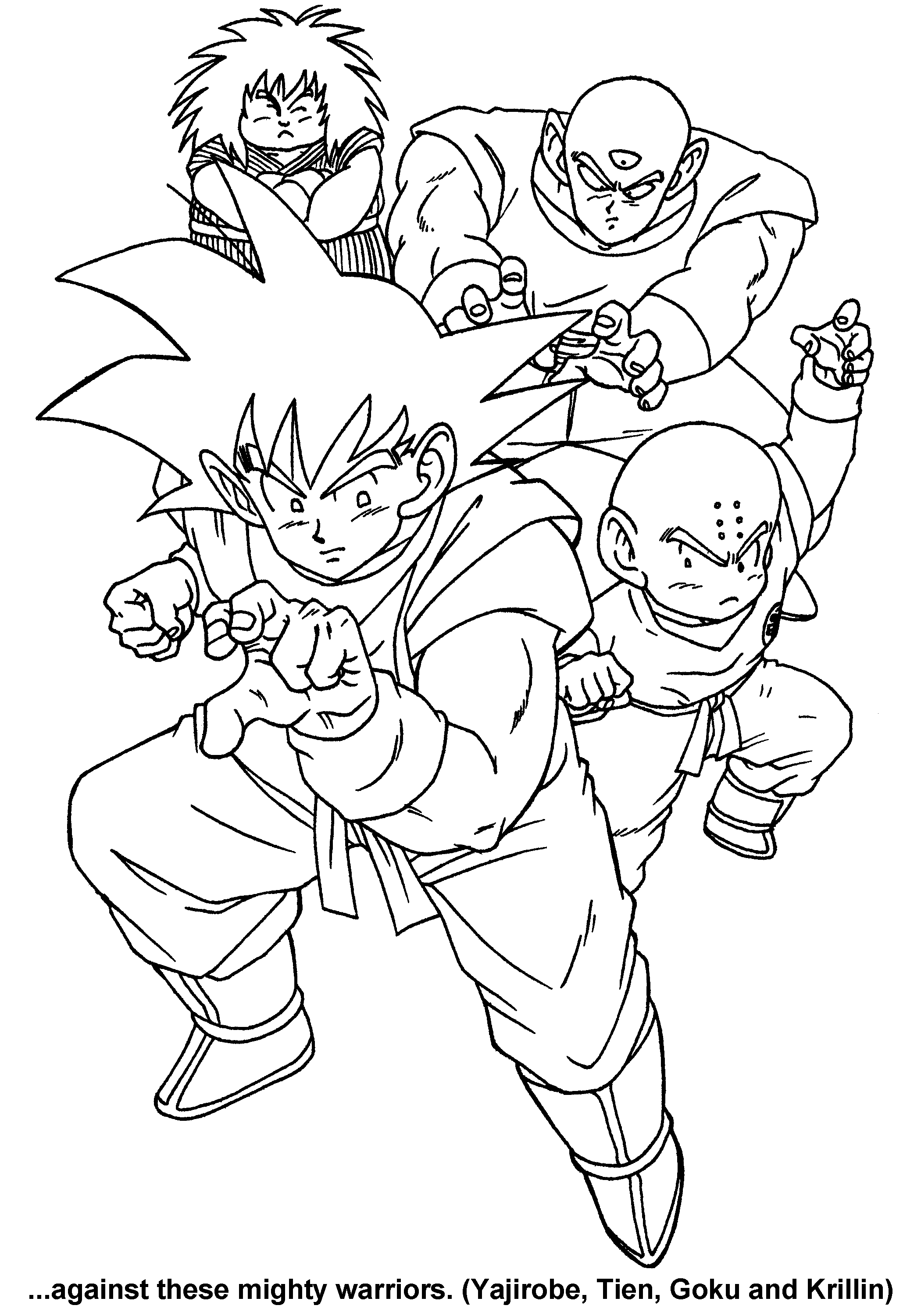 Coloring pages Â» Dragon ball z Coloring pages Cartoons