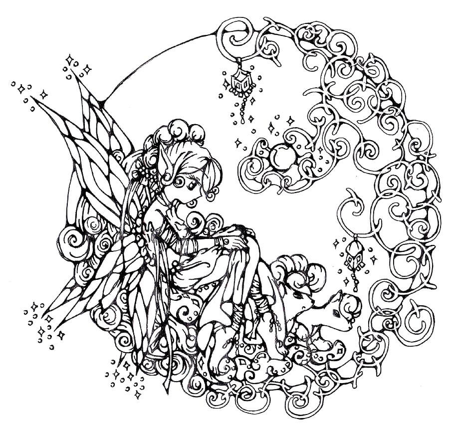 Fantasy Coloring Pages for Adults - Max Coloring