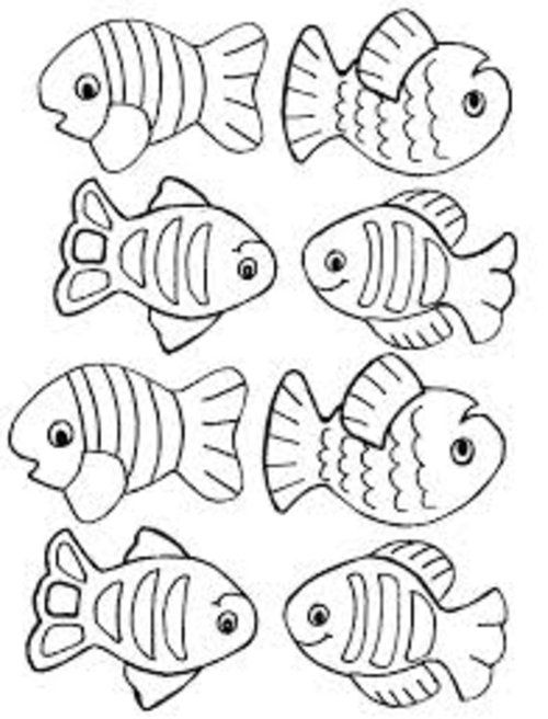 Small Fish Coloring Page - Small Fish Coloring Page