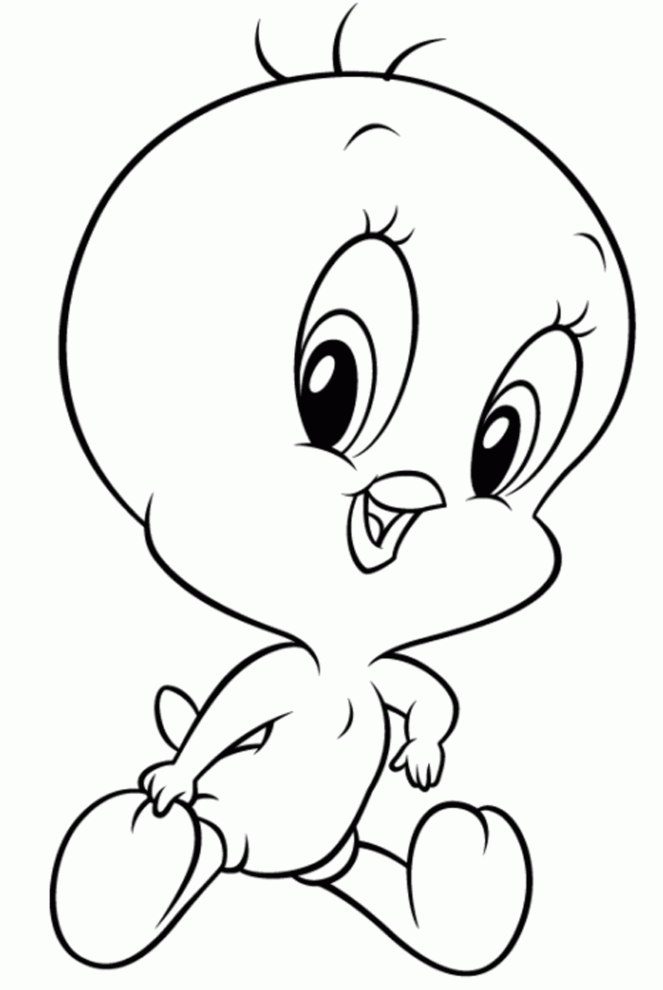 Baby Looney Tunes Coloring Page