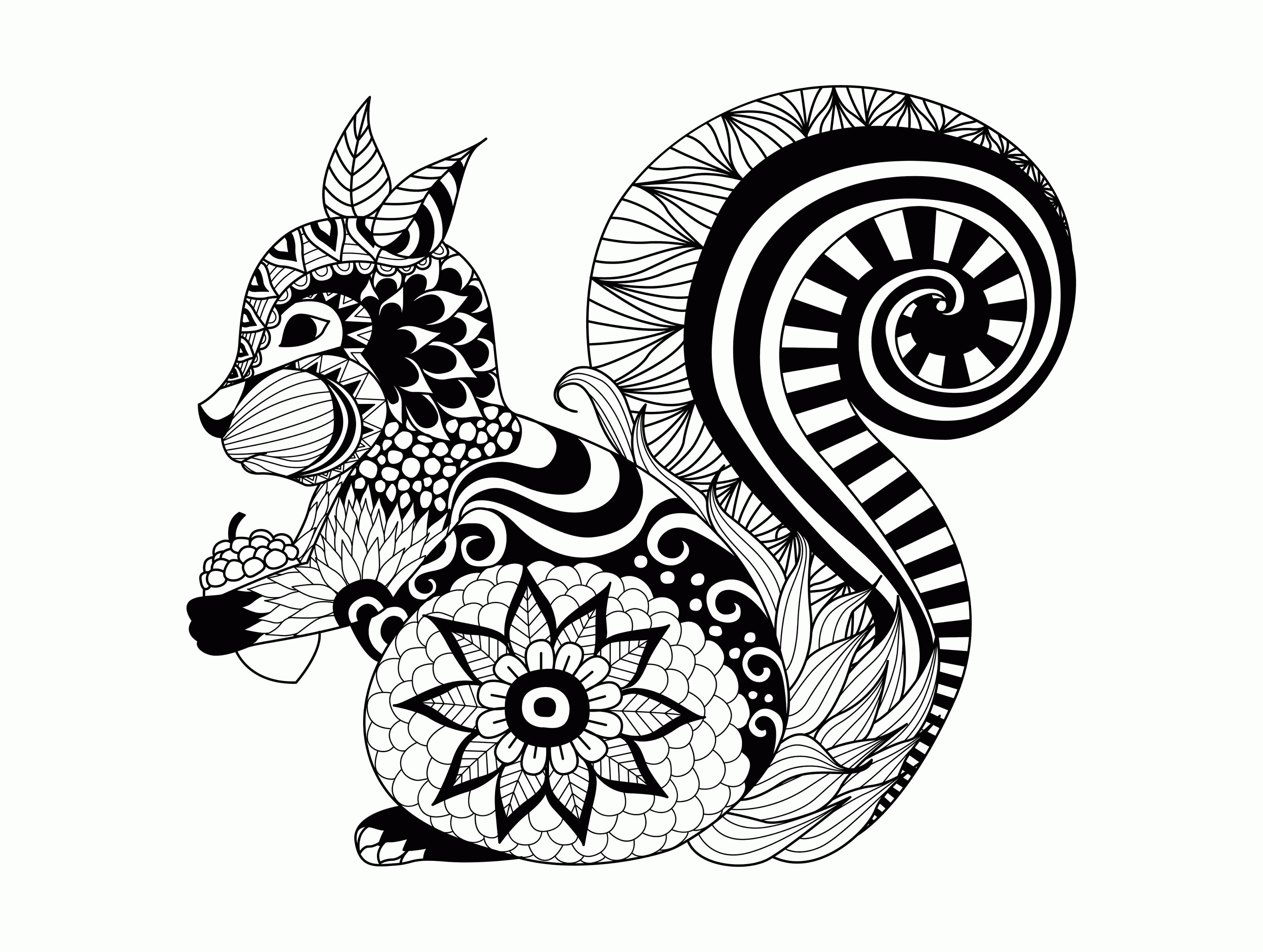 Animal Mandalas Coloring Pages  Coloring Home