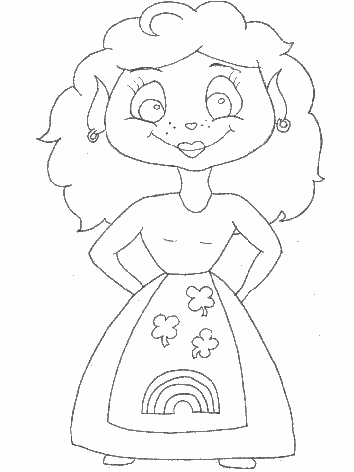 Printable Lepgirl Patrick Coloring Pages