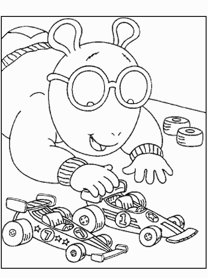 Arthur Coloring Pages Free - Coloring Home
