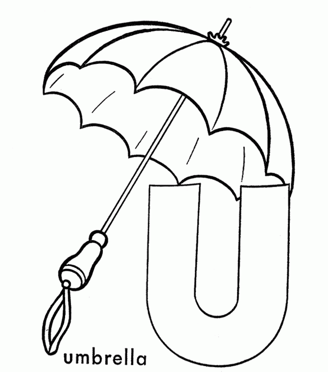 Umbrella-Alphabet-Coloring- 