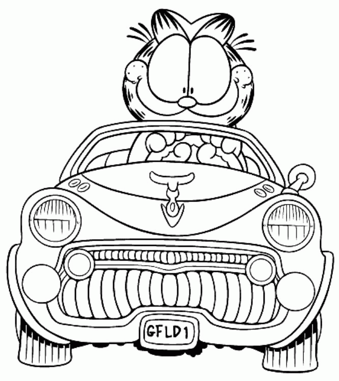 garfield coloring pages | Creative Coloring Pages