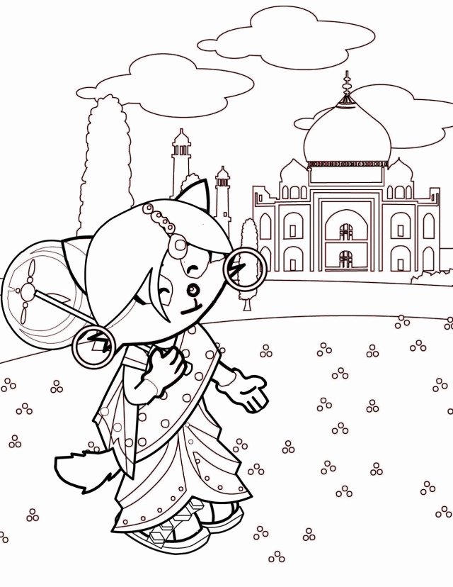 Indian Princess Colouring Pages Native American Coloring Pages For 