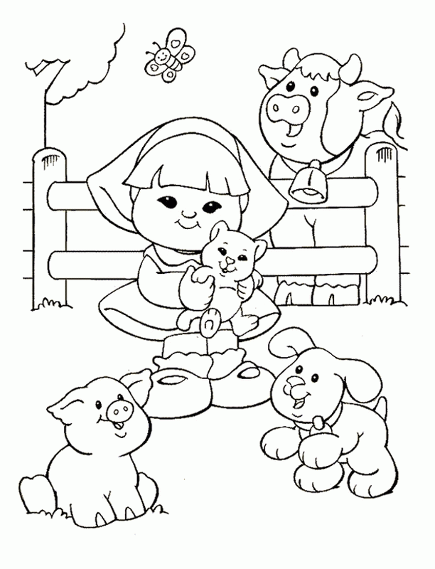 Little People Coloring Pages 16 | Free Printable Coloring Pages 