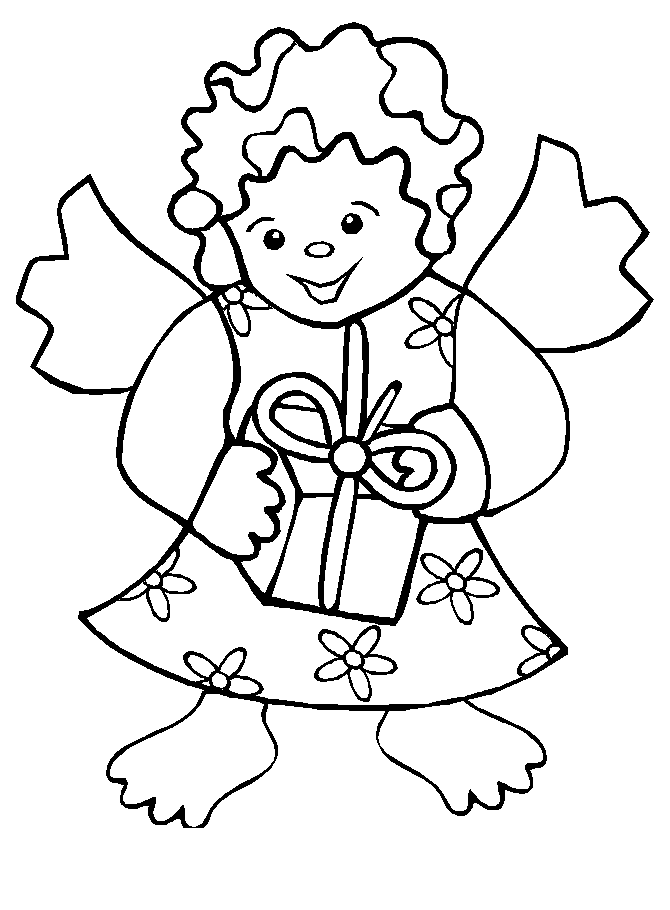 Printable Angels Angel11 Bible Coloring Pages