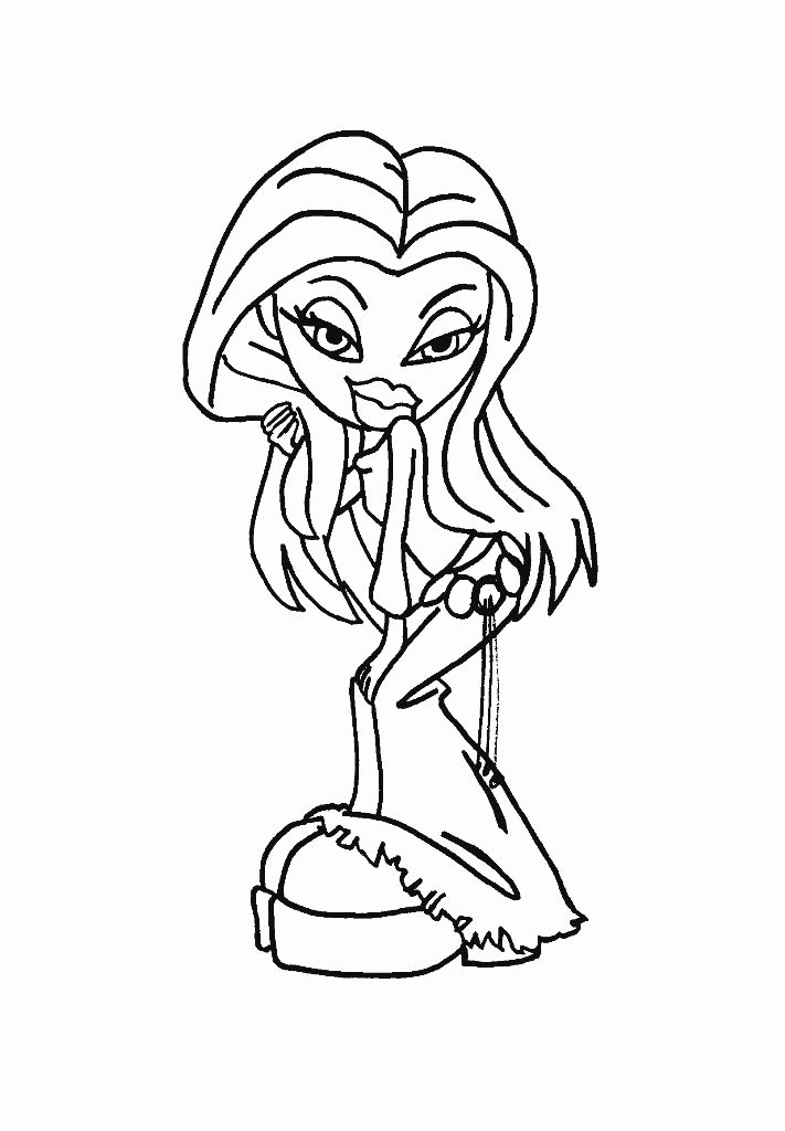 Bratz Coloring Page - Free Coloring Pages For KidsFree Coloring 