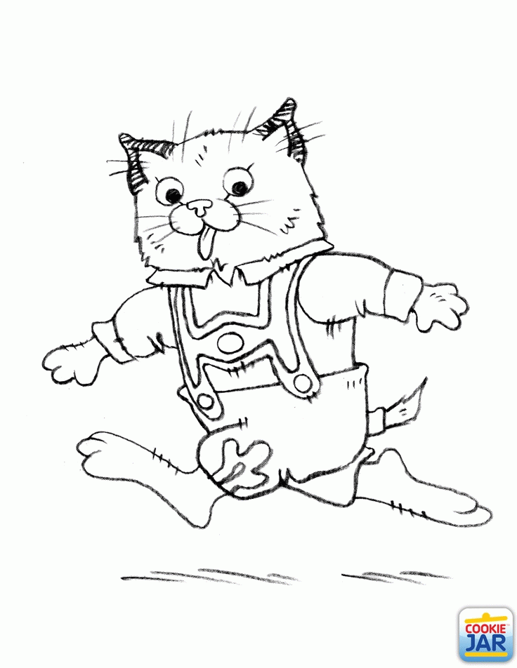 Huckle Cat coloring page | Richard Scarry Theme Birthday Party | Pint…