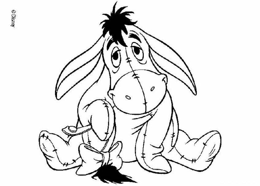 eeyore coloring pages - Google Search | colouring pages for mia | Pin…