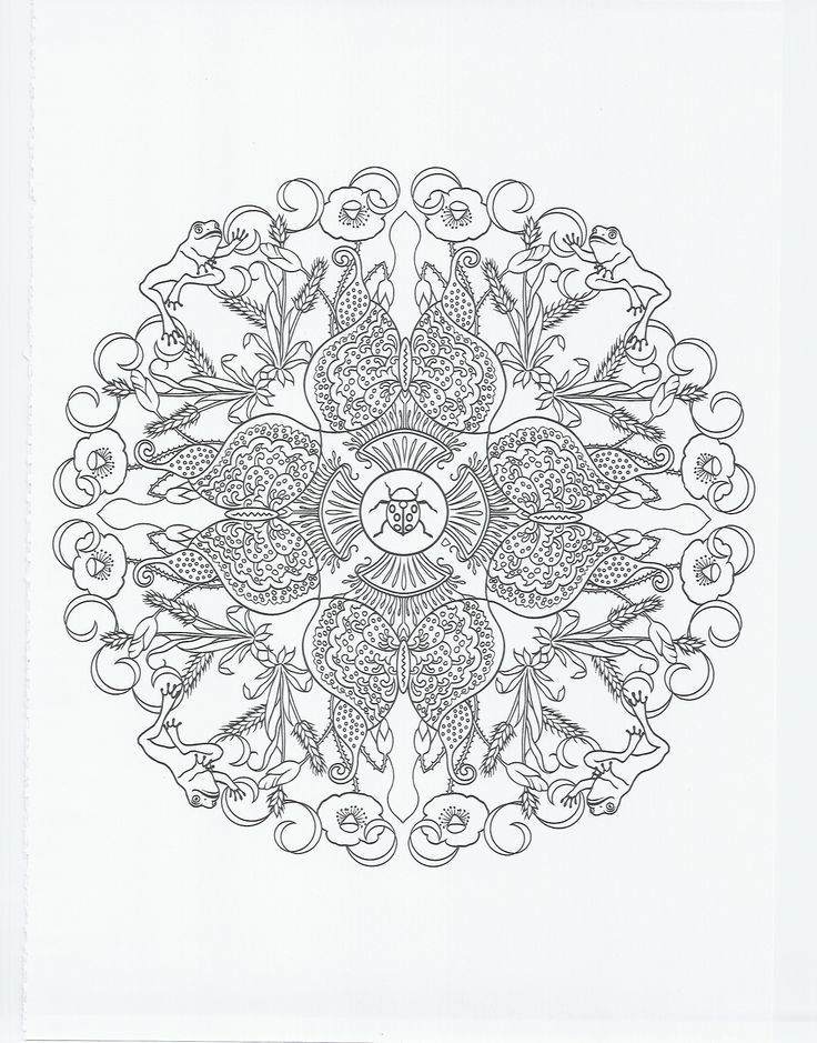 animal mandala - butterfly | Coloring Pages