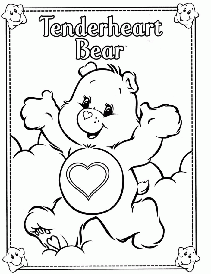 Care Bear Coloring Pages Printable