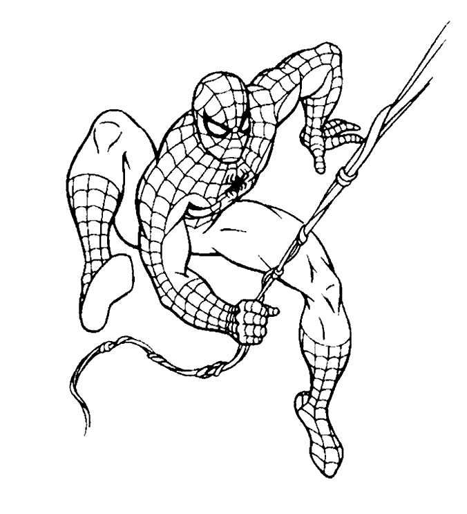 Black Spiderman Coloring Pages - Coloring Home