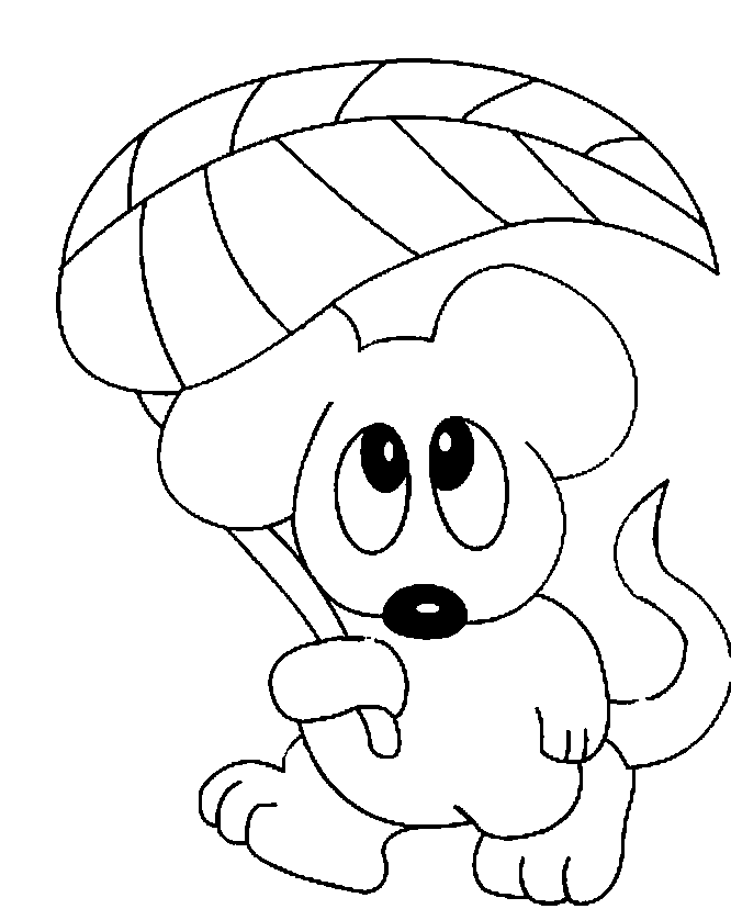 Mouse Coloring Pages for kids