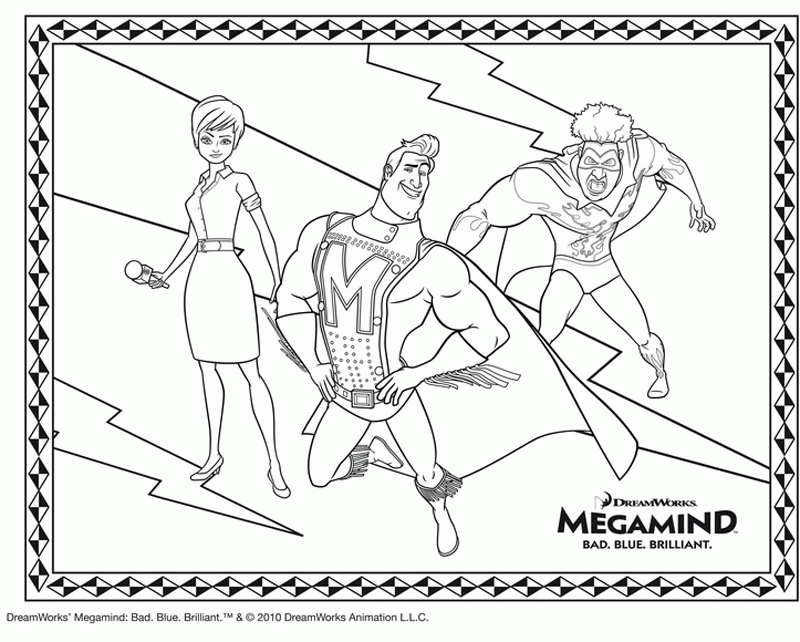 Megamind | Free Printable Coloring Pages