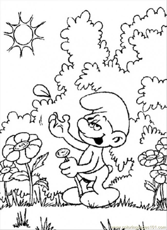 Coloring Pages F In The Garden Coloring Page (Natural World 