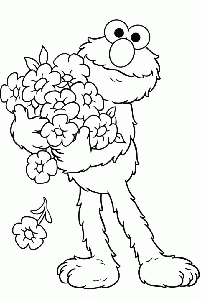 Funny: Elmo Coloring Page Free Printable Elmo Coloring Pages For 