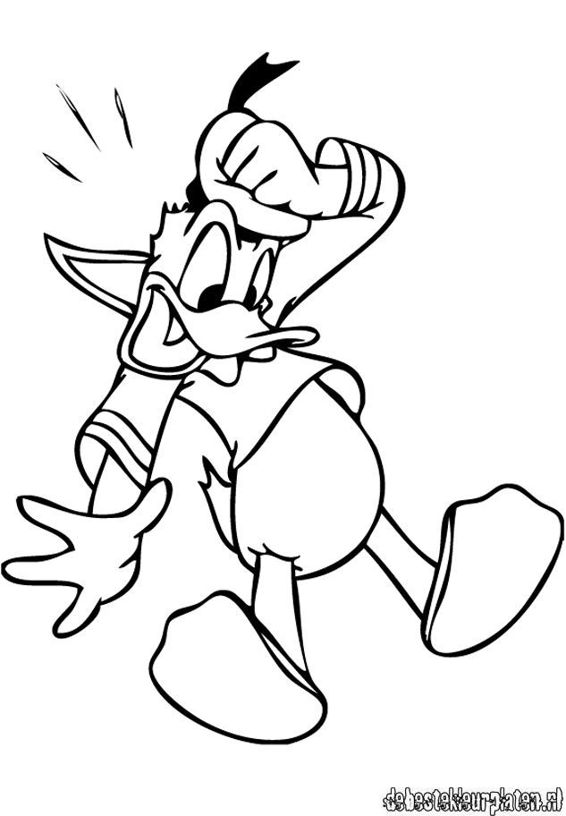 donald duck coloring page donaldduck