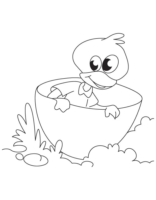 Duckling coloring page | Download Free Duckling coloring page for 