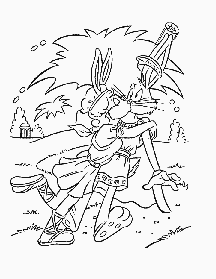 Cartoon's Bugs Bunny Coloring Pages Free : New Coloring Pages