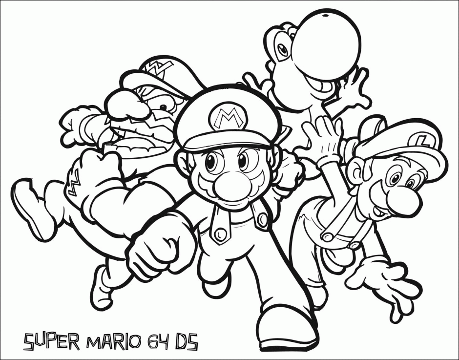 Super Paper Mario Bowser Coloring Pages 239157 Super Paper Mario 