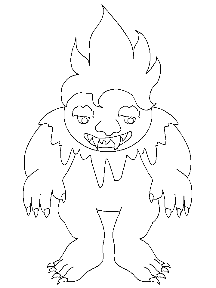 Trolls 1 Fantasy Coloring Pages & Coloring Book