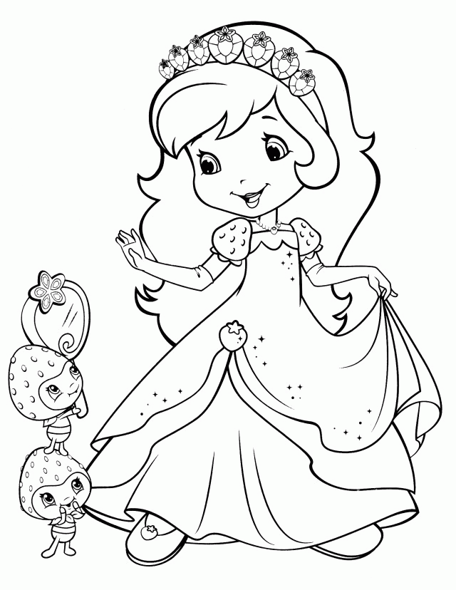Strawberry Shortcake Coloring Pages Strawberry Shortcake Pets 