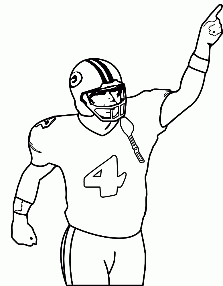 Player NFL Football Coloring Pages - Football Coloring Pages 