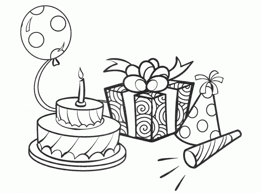 Download Free Birthday Coloring Pages Stuff Or Print Free Birthday 