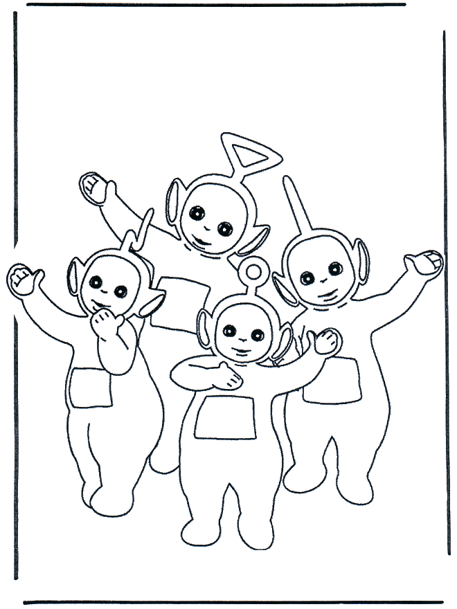 TELETUBIES Coloriage