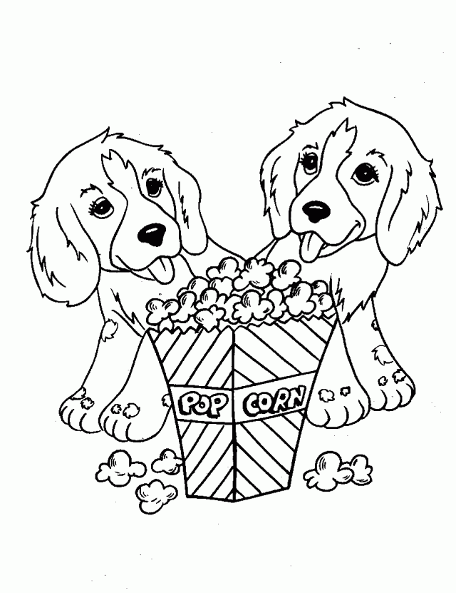 free Dog coloring pages for kids | Great Coloring Pages