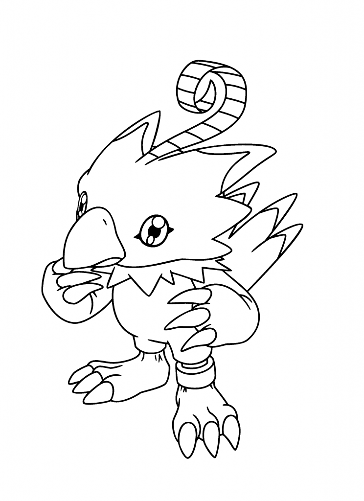Printable Digimon Coloring page For Kids | Coloring Pages