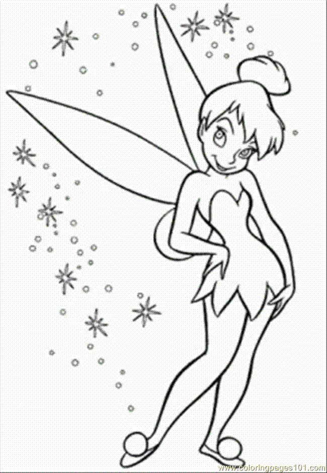 tinker-bell para color Colouring Pages (page 2)