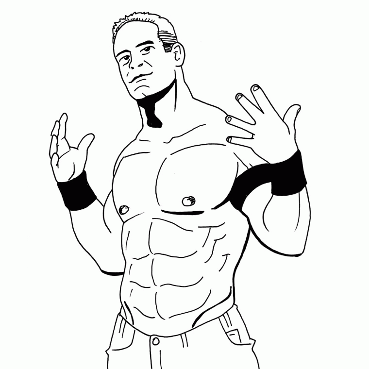 Coloring Pages Of John Cena - Coloring Home