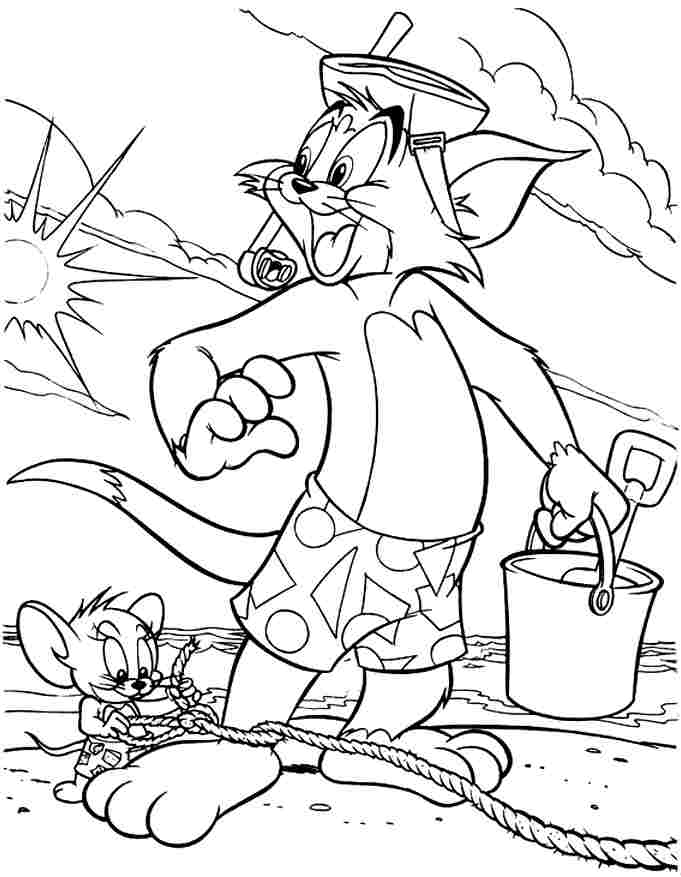 Jerry boy Colouring Pages (page 2)