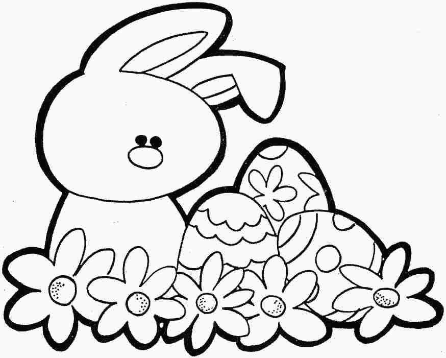 Coloring Sheets Easter Bunny Printable Free For Kids & Boys 16665#