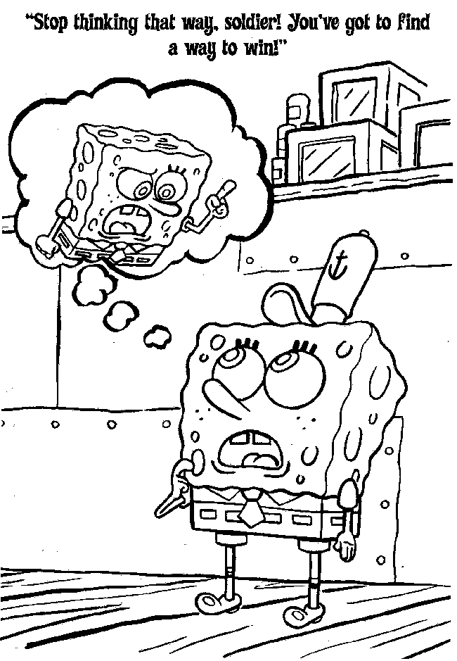 Spongebob Squarepants Colouring Pages- PC Based Colouring Software 