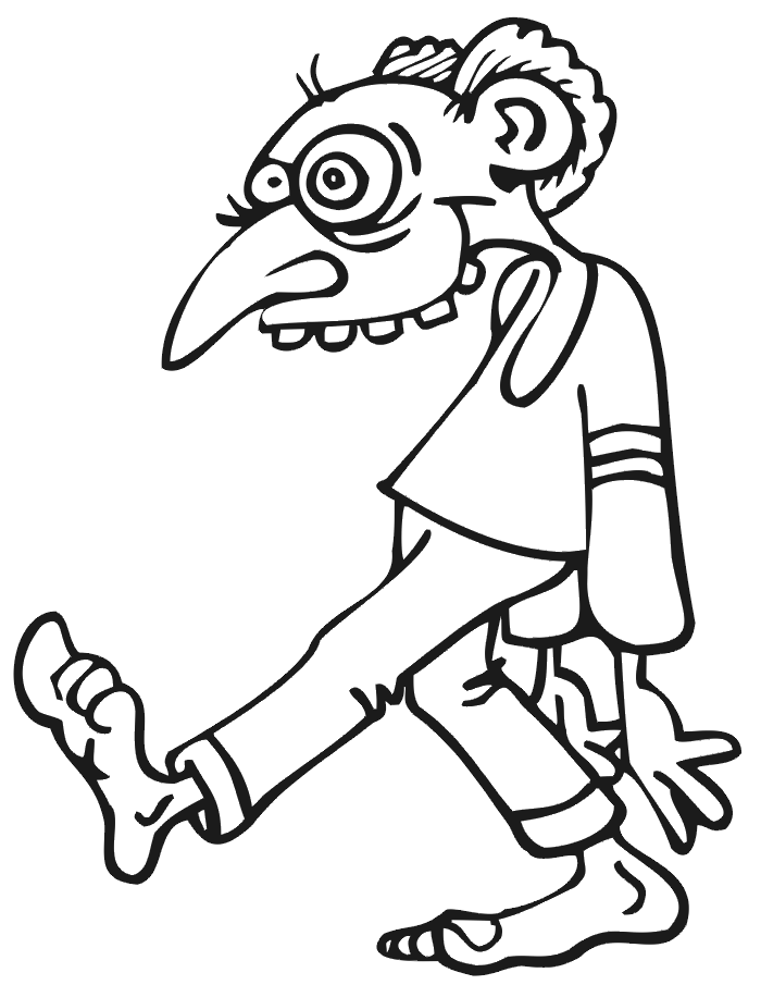 Zombie Coloring Pages | Free Coloring Online