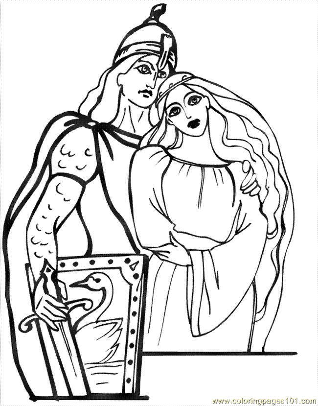 Coloring Pages Princess Knight 2 (Peoples > knights) - free 