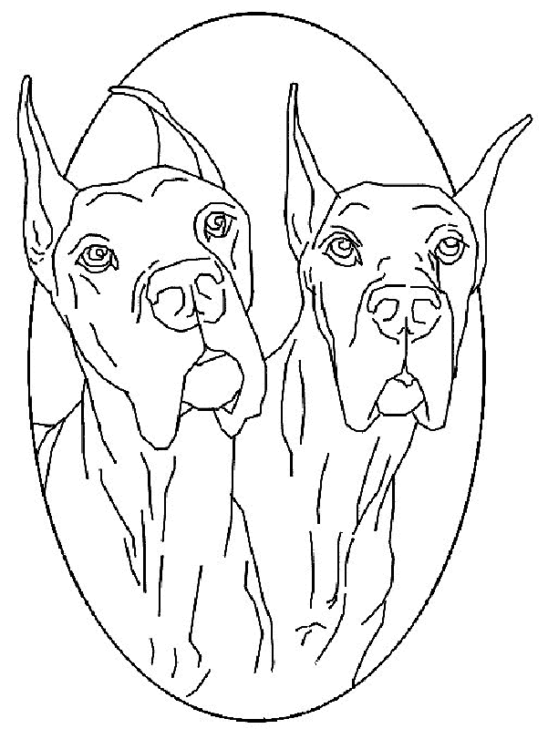 Dogs Coloring Pages 5 | Free Printable Coloring Pages 