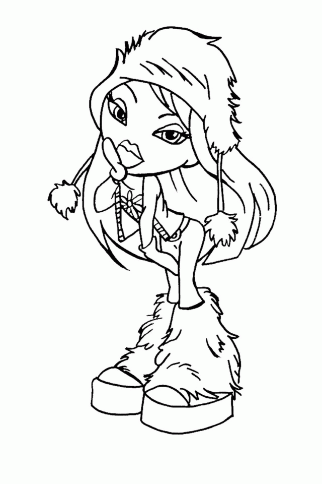 Bratz Doll Coloring Pages | download free printable coloring pages