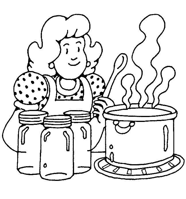 Cooking Coloring Pages Coloring Home