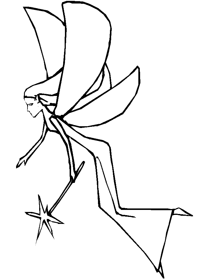 Fairies 1 Fantasy Coloring Pages & Coloring Book