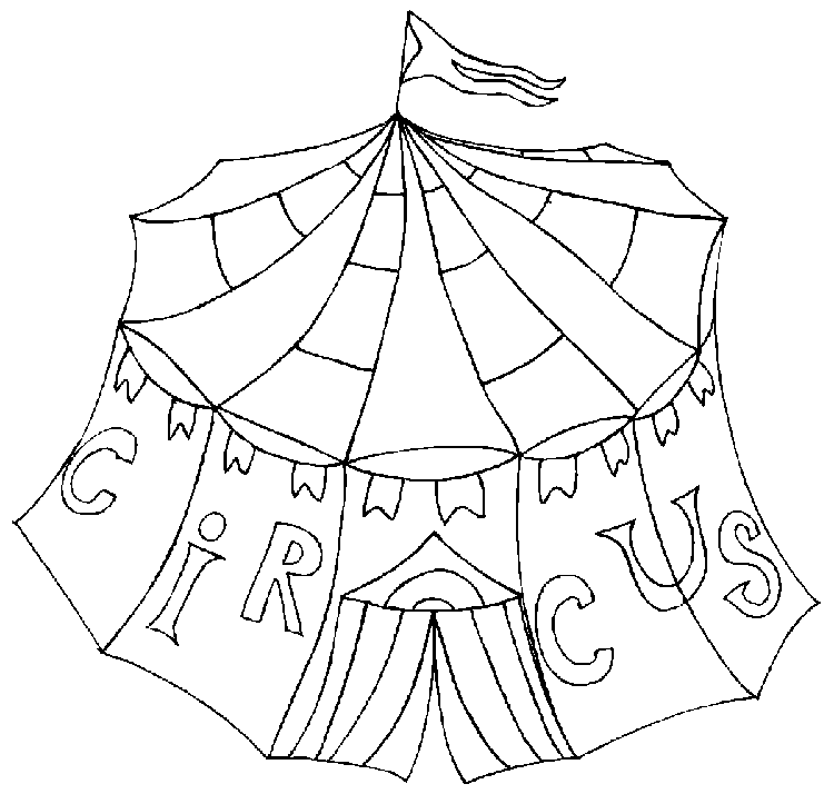 Circus Coloring Pages - Coloringpages1001.