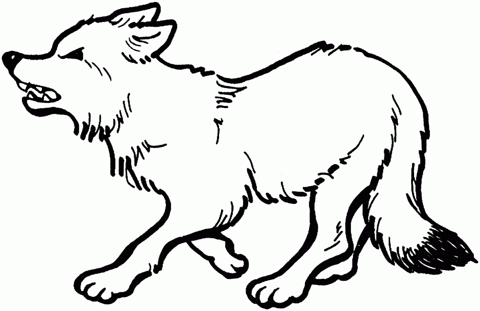 Cute Wolf Coloring Page 226 Free 144468 Wolves Coloring Pages