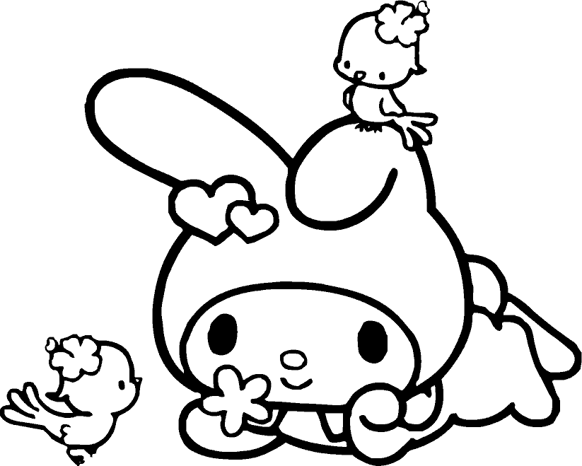 Melody | My Melody Coloring Pages