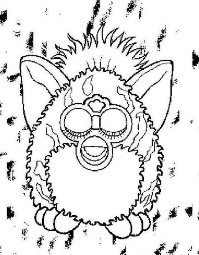 Furby Freezing Coloring Page Coloringplus 136303 Animaniacs 