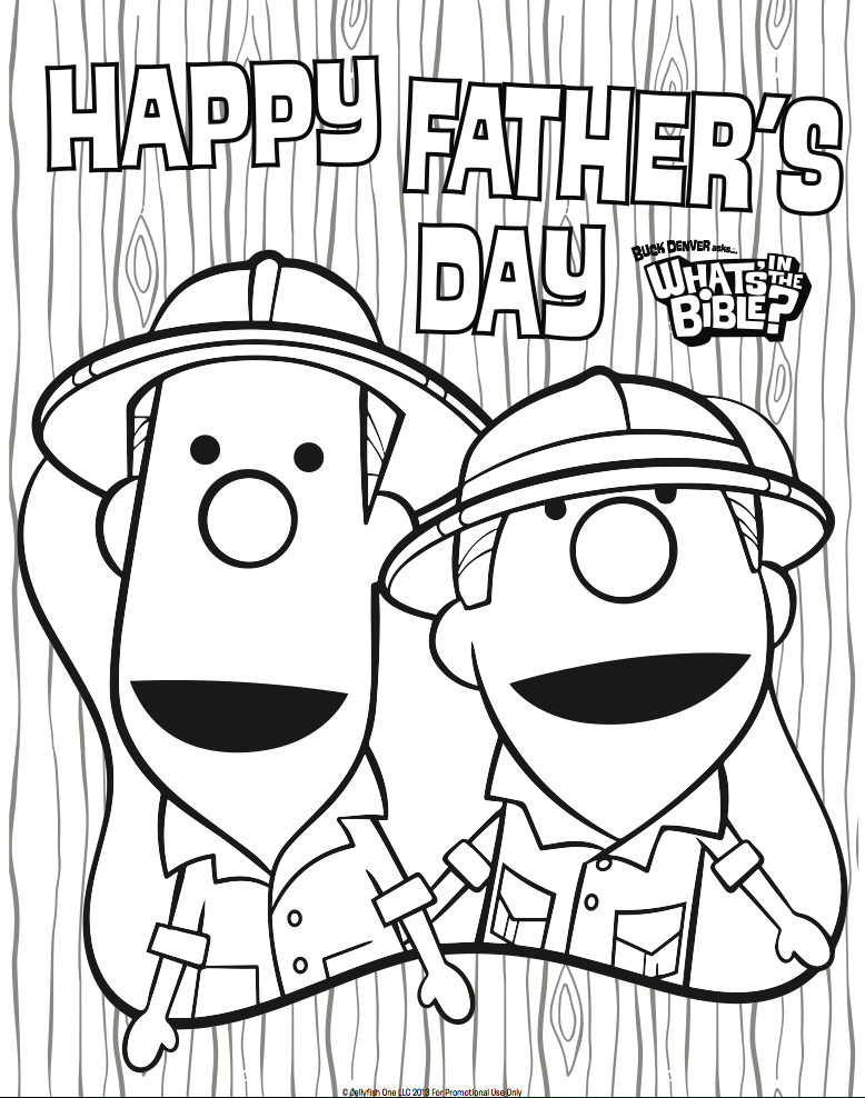 Father's Day Coloring Page | Whats in the Bible